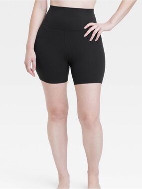 Target Women’s High-Rise Black Bike Shorts